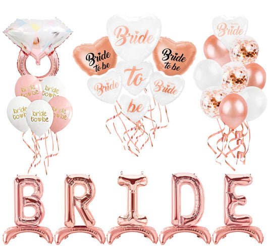 Ayaklı 32" Rose Bride Folyo Balon