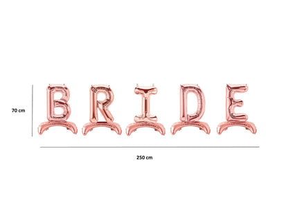 Ayaklı 32" Rose Bride Folyo Balon