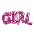 Pembe Girl Yazı Folyo Balon