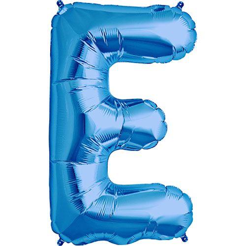 16" Mavi Harf Folyo Balon - E