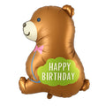 Ayı Happy Birthday Folyo Balon