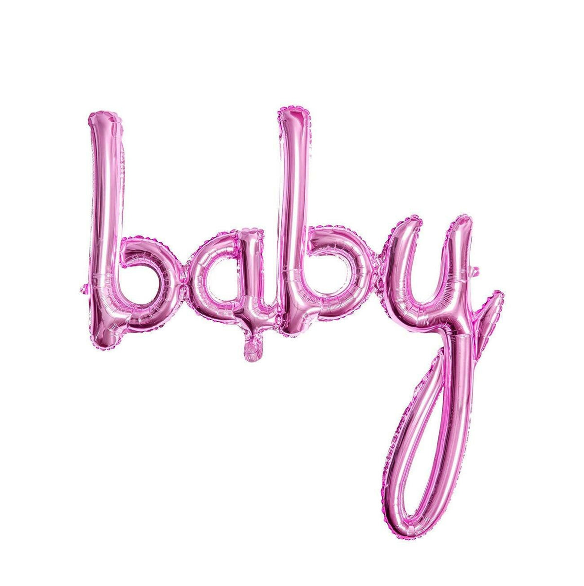 Pembe Baby Birleşik Yazı Folyo Balon
