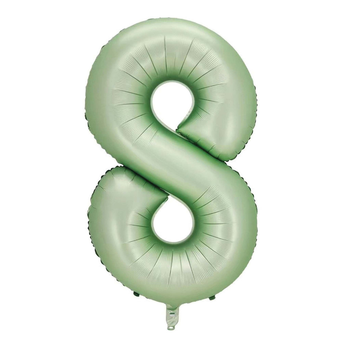 40" Yeşil Rakam Folyo Balon - 8