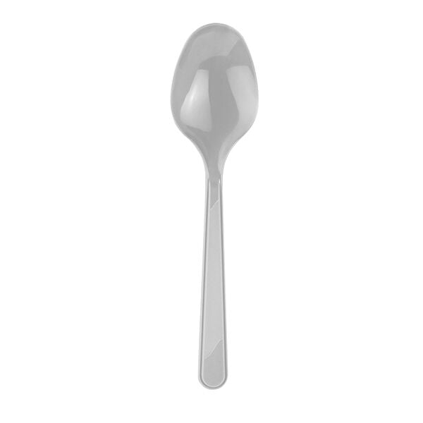 Plastik Kaşık Gümüş 25'li
