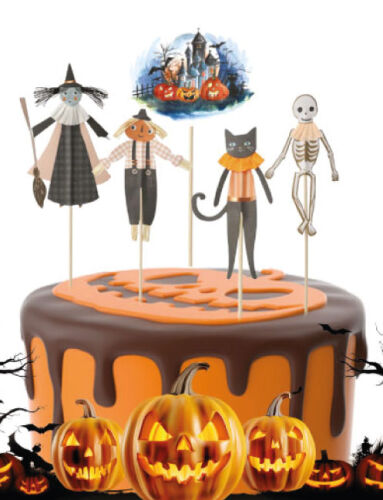 Pasta Üstü Süs Halloween 5'li