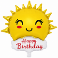 Happy Birthday Güneş Folyo Balon