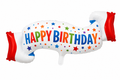 Happy Birthday Kurdele Folyo Balon