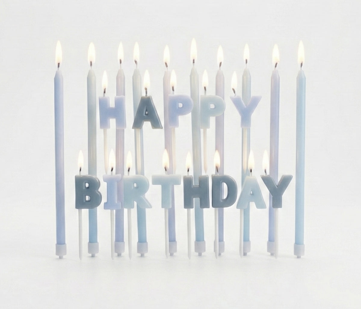 Mavi Happy Birthday 23'lü Doğum Günü Mumu