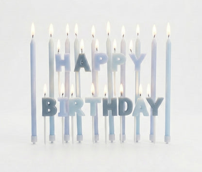 Mavi Happy Birthday 23'lü Doğum Günü Mumu
