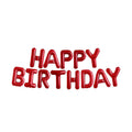 16" Kırmızı Happy Birthday Folyo Balon