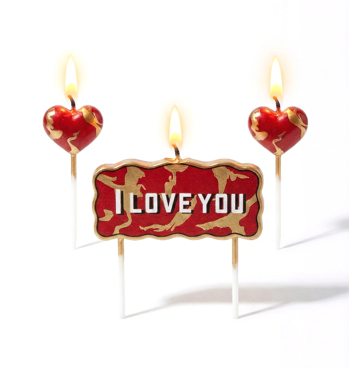 I Love You 3'lü Pasta Mumu