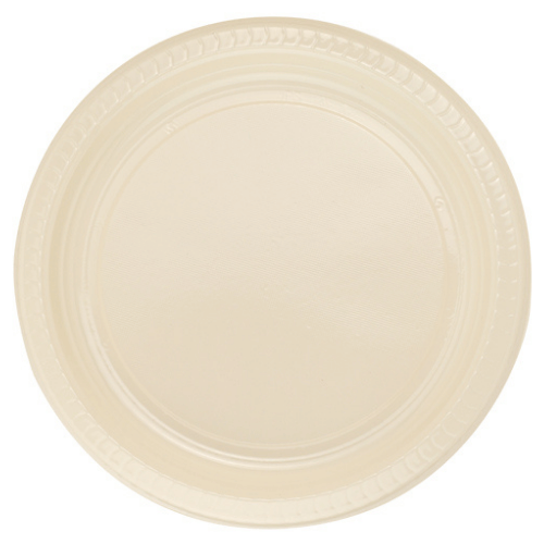 Plastik Tabak Krem 22 cm 25'li