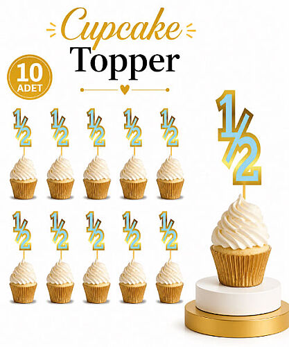 Kürdan Yarım Yaş Mavi 10'lu