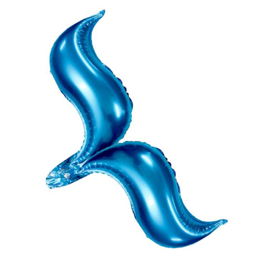 Mavi Deniz Kızı Kuyruğu 2'li Folyo Balon Seti