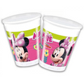 Karton Bardak Minnie Pembe 8'li
