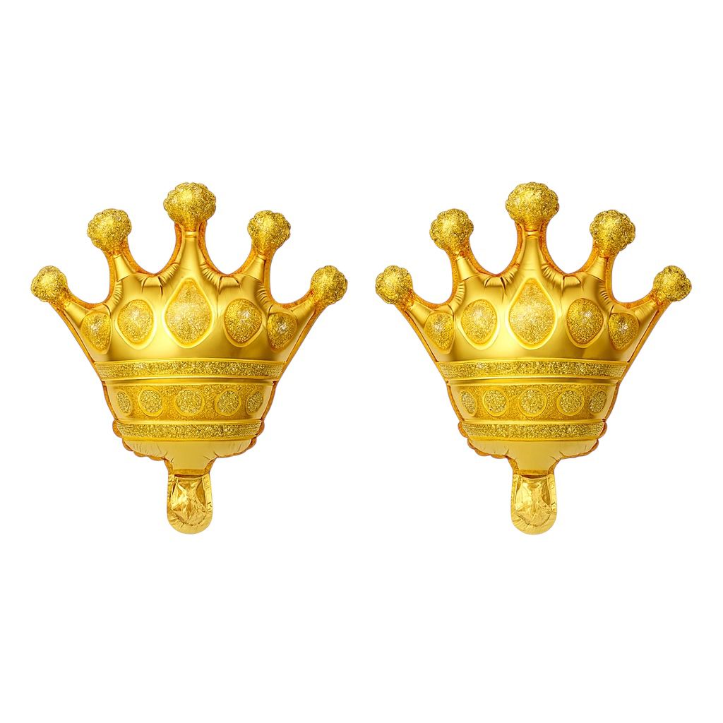Mini Gold Taç 2'li Folyo Balon