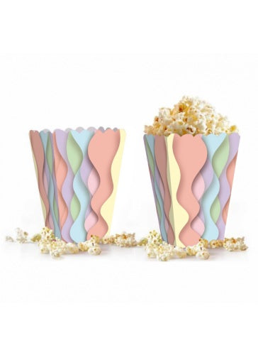 Karton Mısır Kutusu Dalgalı Makaron 8'li