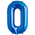 34" Mavi Rakam Folyo Balon