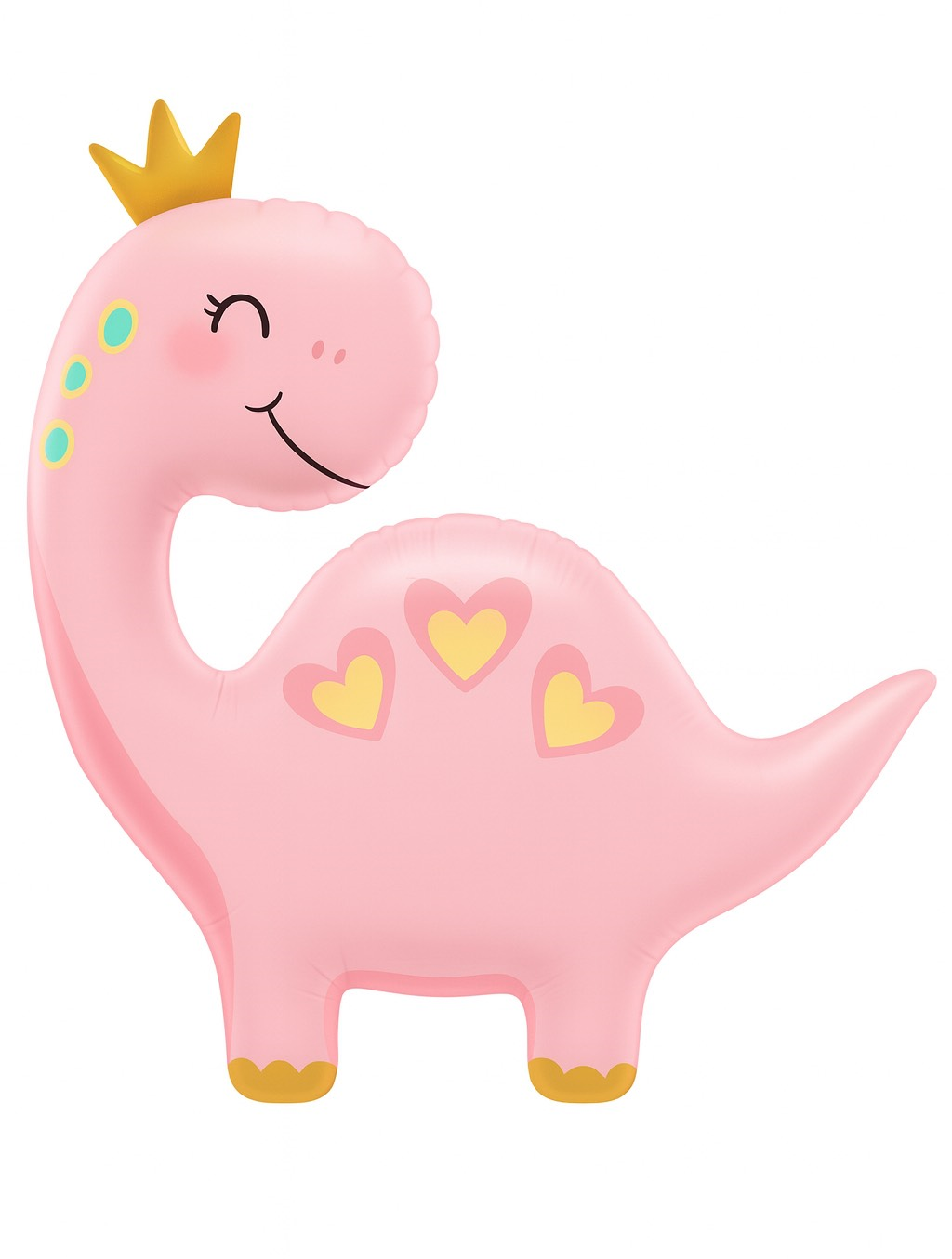 Pembe Dinozor Folyo Balon