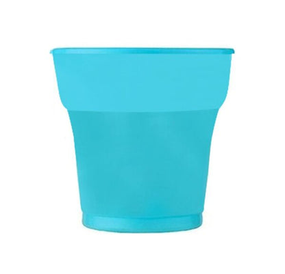 25 Kişilik Açık Mavi Plastik Tabak + Bardak Seti