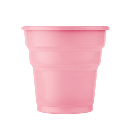 25 Kişilik Pembe Plastik Tabak + Bardak Seti