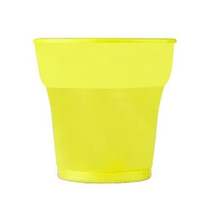 25 Kişilik Sarı Plastik Tabak + Bardak Seti
