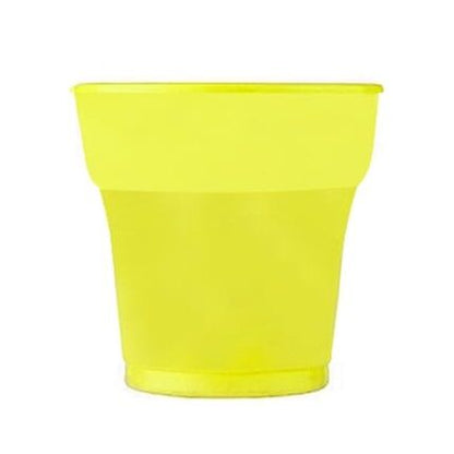 25 Kişilik Sarı Plastik Tabak + Bardak Seti