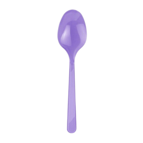 Plastik Kaşık Lila 25'li