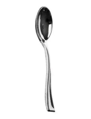 Plastik Kaşık Metal Görünümlü 12'li