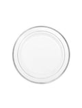 Plastik Tabak Porselen Görünümlü Gümüş Varaklı 18 cm 12'li