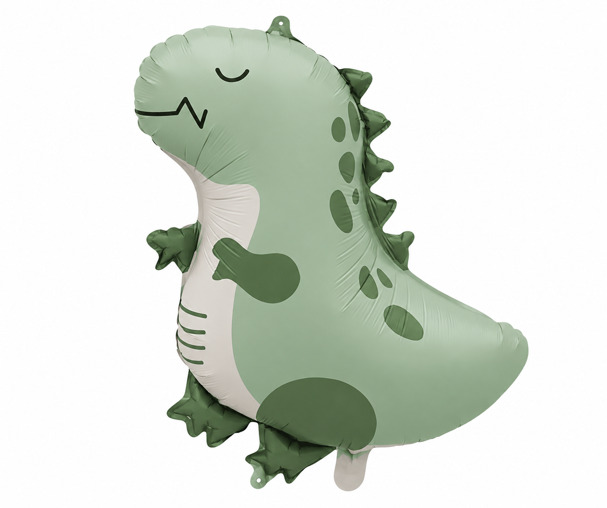 Retro Yeşil Dinozor Folyo Balon