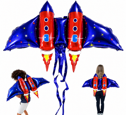 Kanatlı Roket Folyo Balon