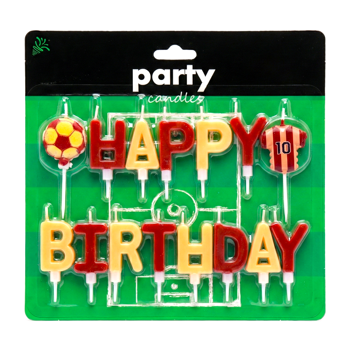Sarı Kırmızı Happy Birthday Doğum Günü Mumu Seti