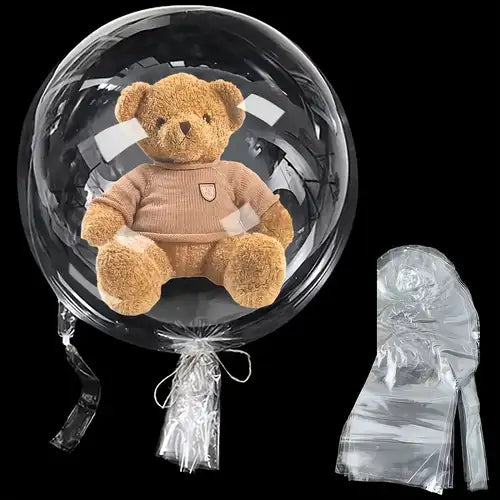 30" Şeffaf Çift Çıkışlı Bobo Balon