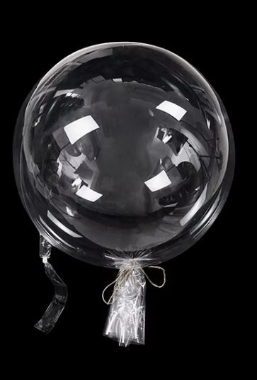 30" Şeffaf Çift Çıkışlı Bobo Balon