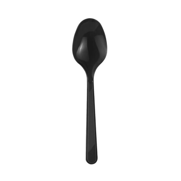Plastik Kaşık Siyah 25'li