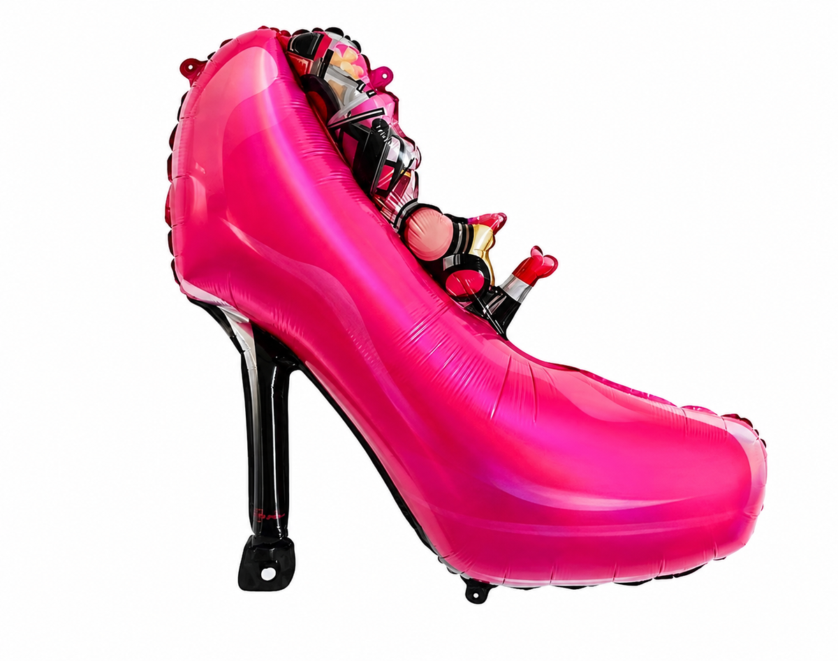 Stiletto Ayakkabı Folyo Balon
