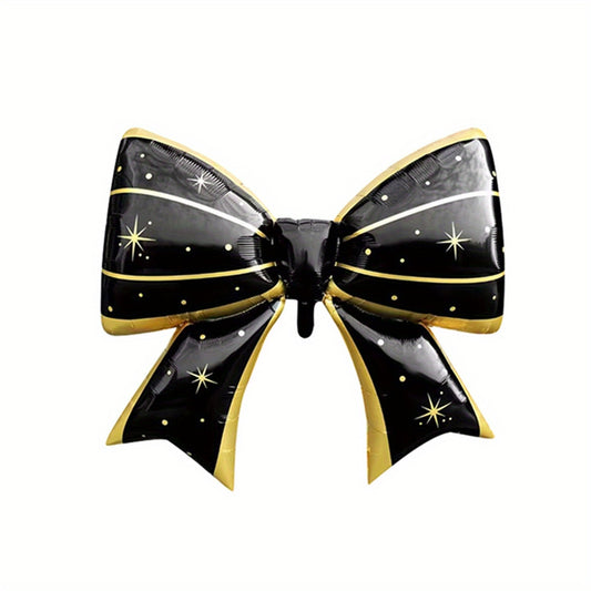 Siyah Gold Fiyonk Folyo Balon