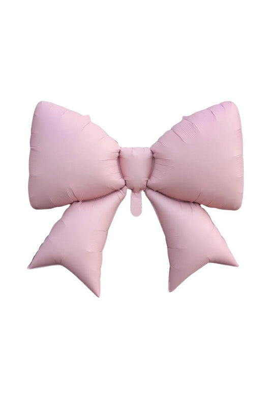 Retro Pembe Kurdele Folyo Balon