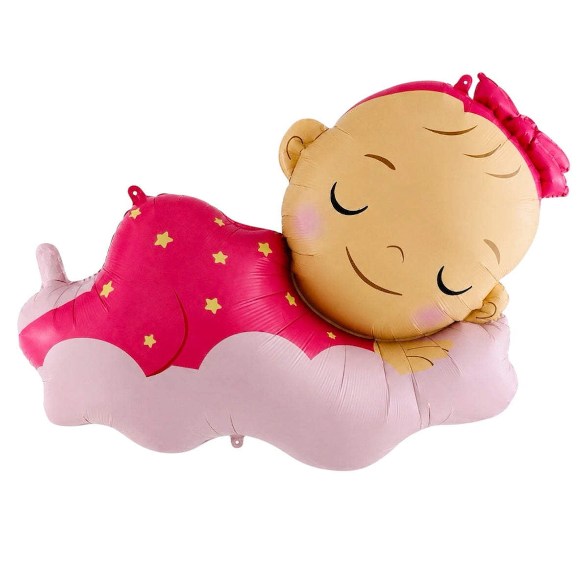 Pembe Uyuyan Bebek Folyo Balon