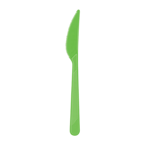 Plastik Bıçak Yeşil 25'li